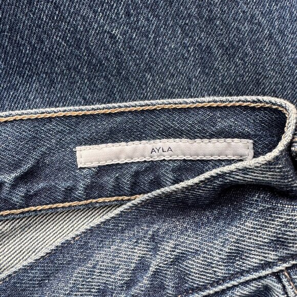 Citizens of Humanity Ayla Baggy Cuffed Crop Wide Leg Jeans Claremont 29 - Picture 12 of 13